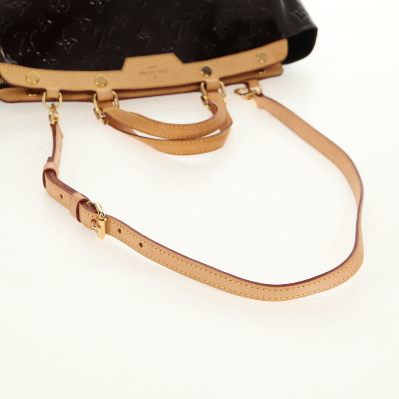 【日本直送】路易威登 Vernis Blair MM 手提包 2way Amarante M91619 LV Auth 149390A-7