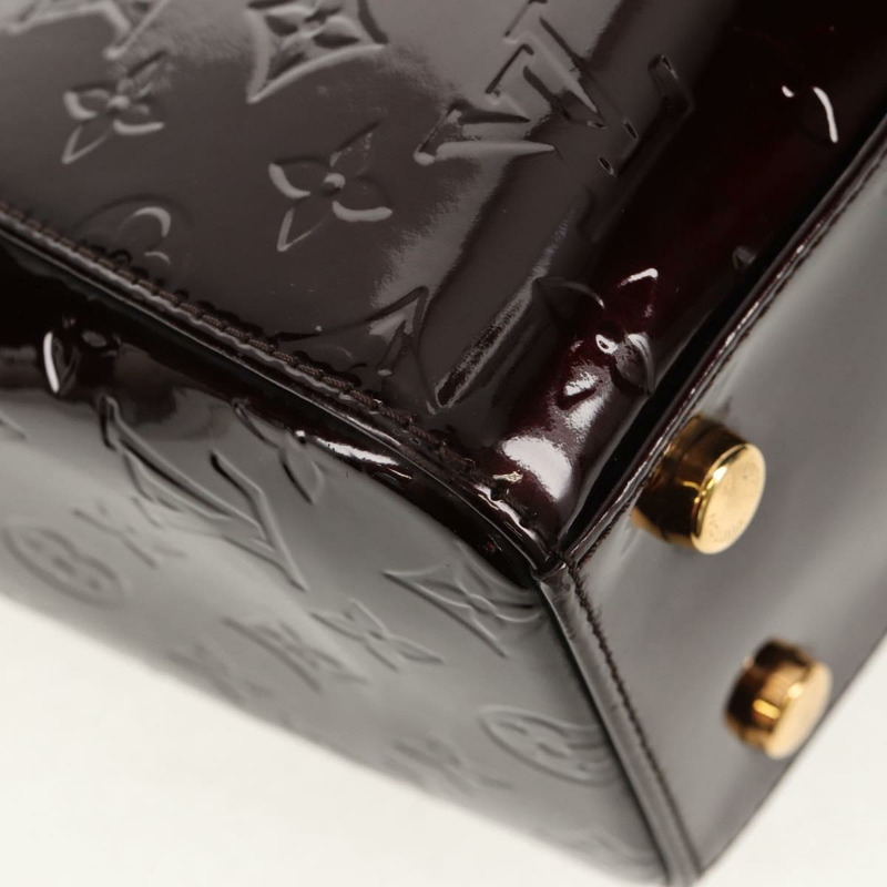 【日本直送】路易威登 Vernis Blair MM 手提包 2way Amarante M91619 LV Auth 149390A-15