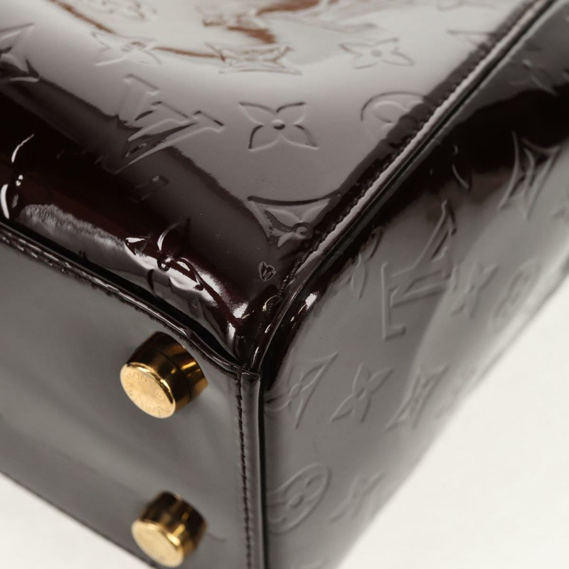 【日本直送】路易威登 Vernis Blair MM 手提包 2way Amarante M91619 LV Auth 149390A-16