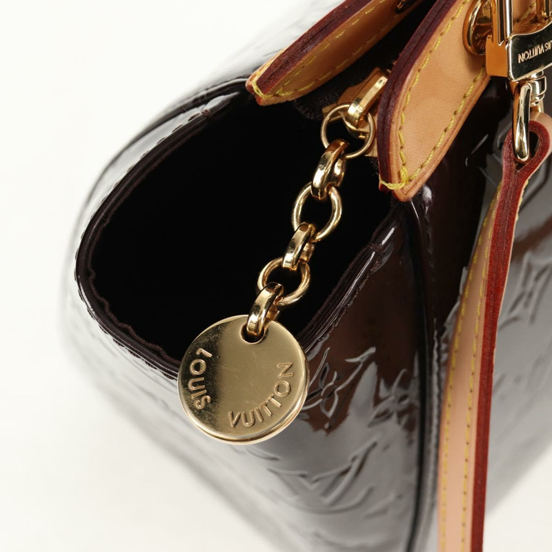 【日本直送】路易威登 Vernis Blair MM 手提包 2way Amarante M91619 LV Auth 149390A-21