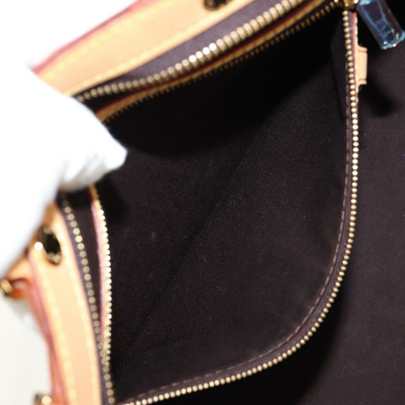 【日本直送】路易威登 Vernis Blair MM 手提包 2way Amarante M91619 LV Auth 149390A-26