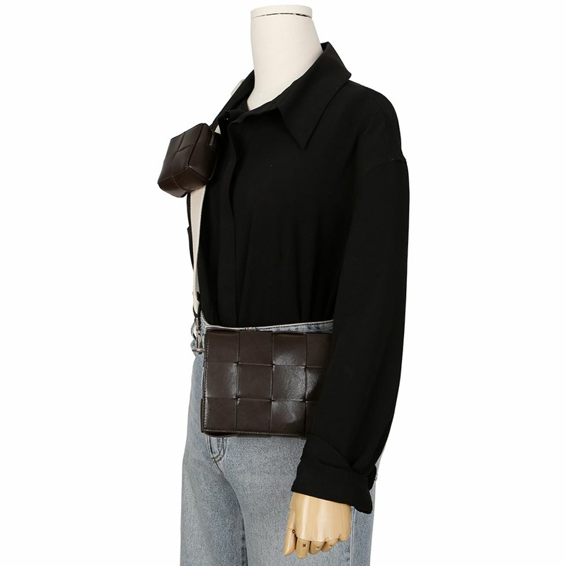 BOTTEGA VENETA 磁帶式肩帶斜背包 741777-8