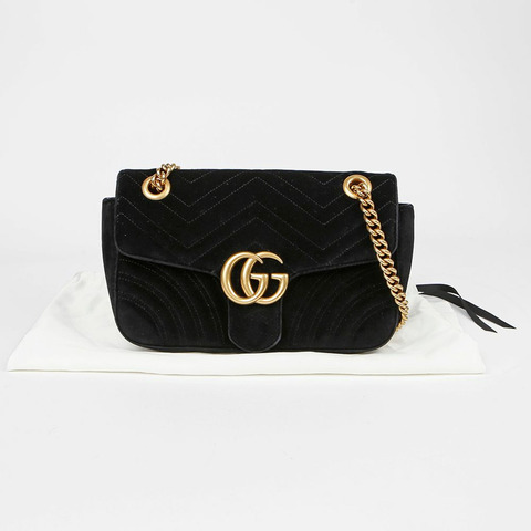 GUCCI GG Marmont 小號鏈條單肩斜背包 443497