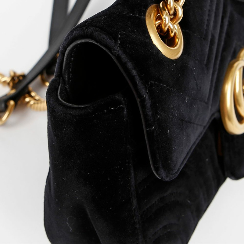 GUCCI GG Marmont 小號鏈條單肩斜背包 443497-3