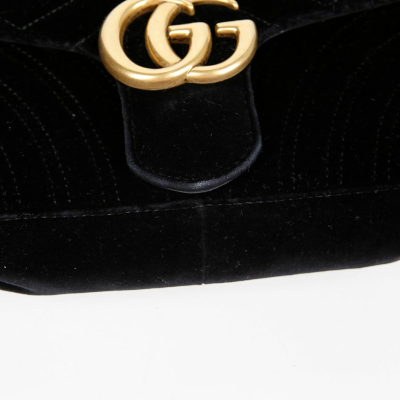 GUCCI GG Marmont 小號鏈條單肩斜背包 443497-8