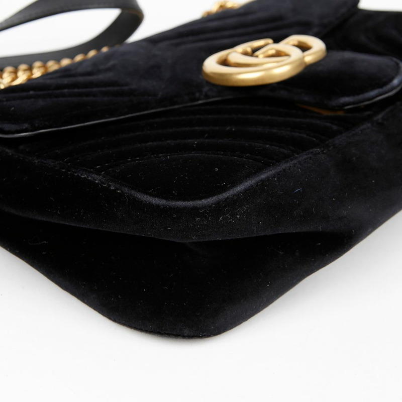 GUCCI GG Marmont 小號鏈條單肩斜背包 443497-10