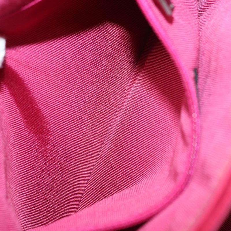 【日本直送】香奈兒 Choco Bar 鏈條手提包，羊皮材質，粉紅色，銀色雙C標誌，正品 bs30713V-25