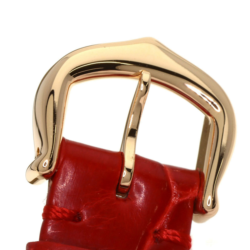 卡地亞 W6400356 Radonya SM 女士腕錶，18K 玫瑰金，皮革錶帶-13