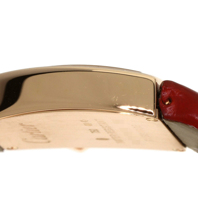 卡地亞 W6400356 Radonya SM 女士腕錶，18K 玫瑰金，皮革錶帶-18