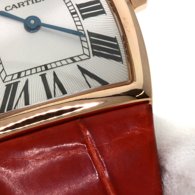 卡地亞 W6400356 Radonya SM 女士腕錶，18K 玫瑰金，皮革錶帶-22