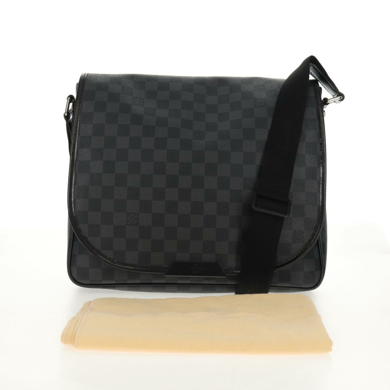 【日本直送】路易威登 Damier Graphite Daniel MM 單肩包 N58029 LV Auth 149464V-11