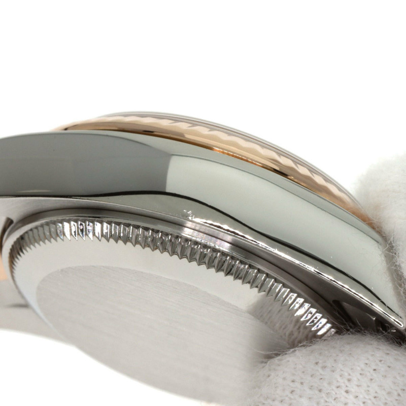 勞力士 179171G Datejust 10P 鑲鑽腕錶，精鋼及 18K 永恆玫瑰金材質，女款-11