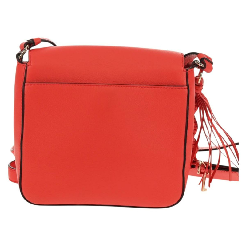 【日本直送】Salvatore Ferragamo Gancini 單背包，皮革材質，紅色金色，正品，貨號 145623V-1