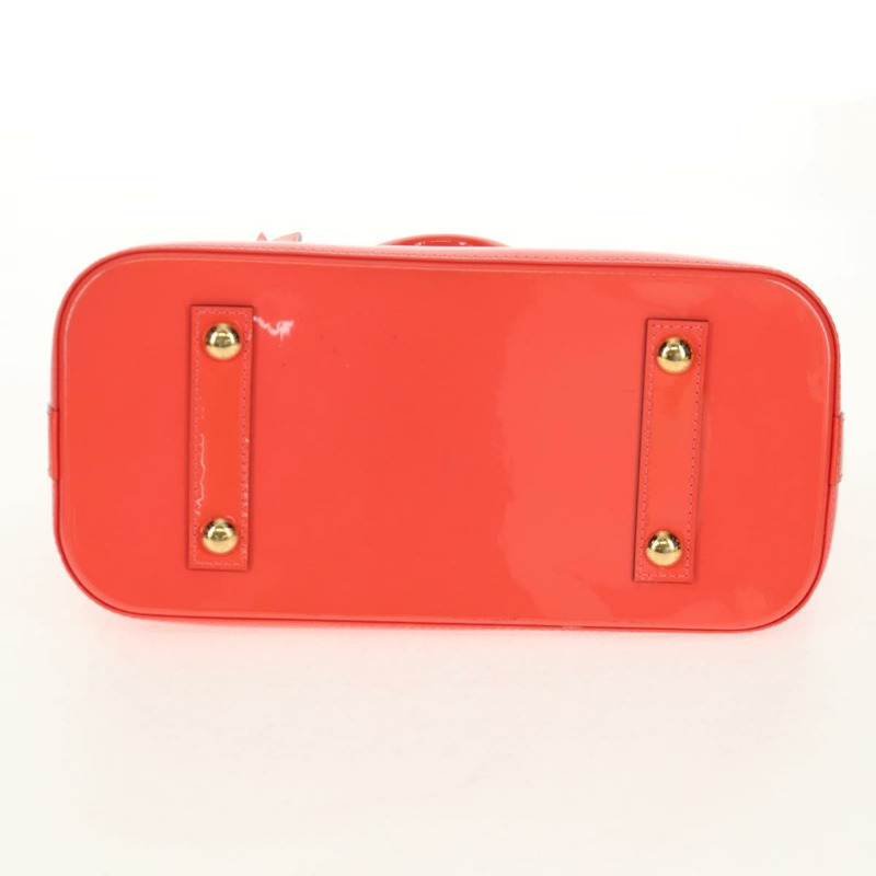 【日本直送】路易威登 Monogram Vernis Alma PM 手提包 玫瑰金 M90256 LV 正品 149485V-4