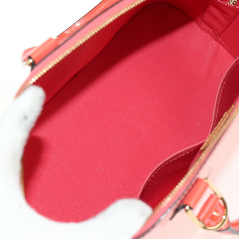 【日本直送】路易威登 Monogram Vernis Alma PM 手提包 玫瑰金 M90256 LV 正品 149485V-9