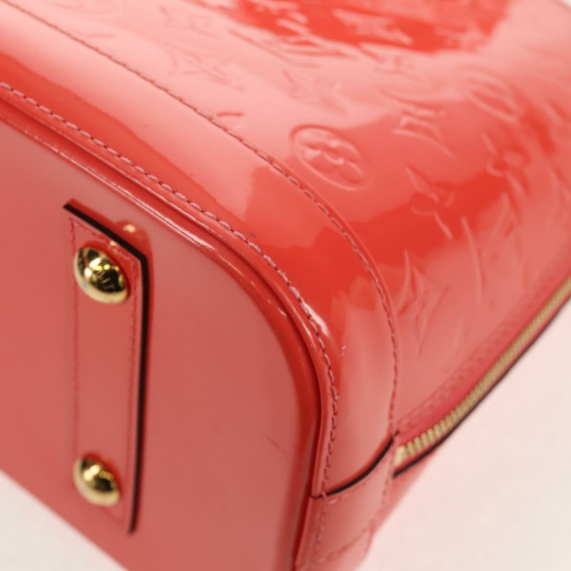 【日本直送】路易威登 Monogram Vernis Alma PM 手提包 玫瑰金 M90256 LV 正品 149485V-14