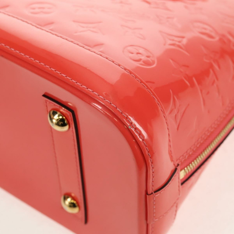 【日本直送】路易威登 Monogram Vernis Alma PM 手提包 玫瑰金 M90256 LV 正品 149485V-16