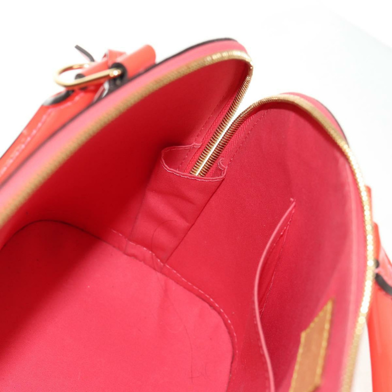 【日本直送】路易威登 Monogram Vernis Alma PM 手提包 玫瑰金 M90256 LV 正品 149485V-19