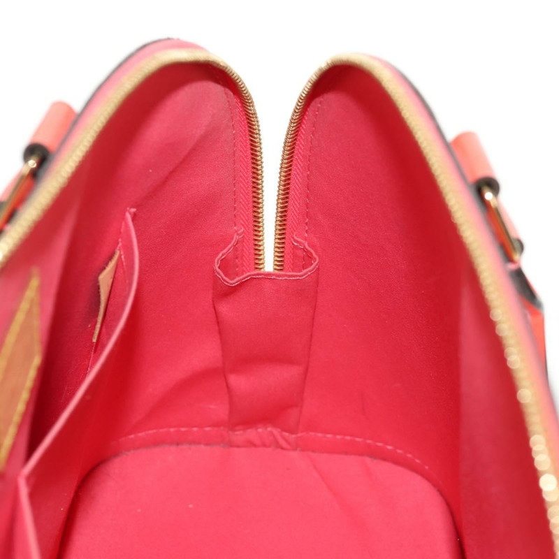 【日本直送】路易威登 Monogram Vernis Alma PM 手提包 玫瑰金 M90256 LV 正品 149485V-20