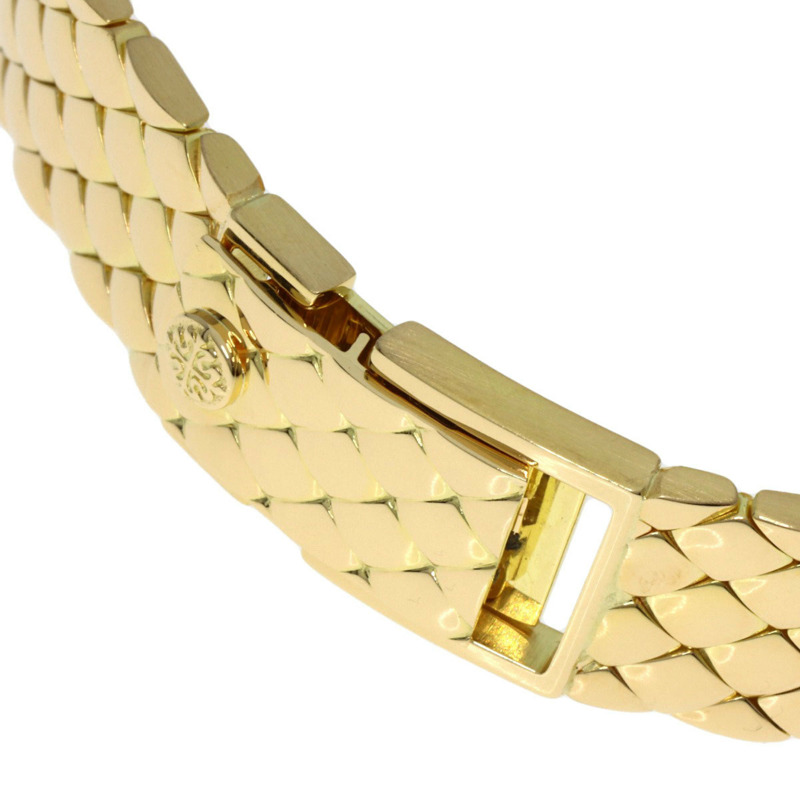 百達翡麗 4823 001 Calatrava 女士腕錶，18K黃金鑲鑽錶圈-7