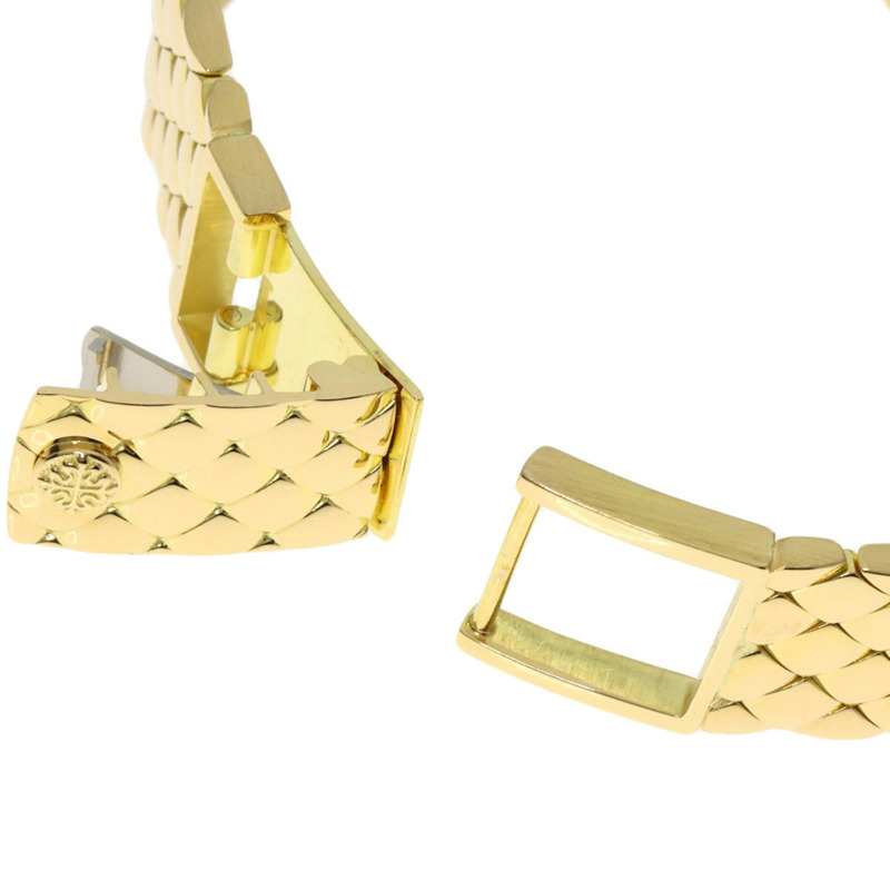 百達翡麗 4823 001 Calatrava 女士腕錶，18K黃金鑲鑽錶圈-8