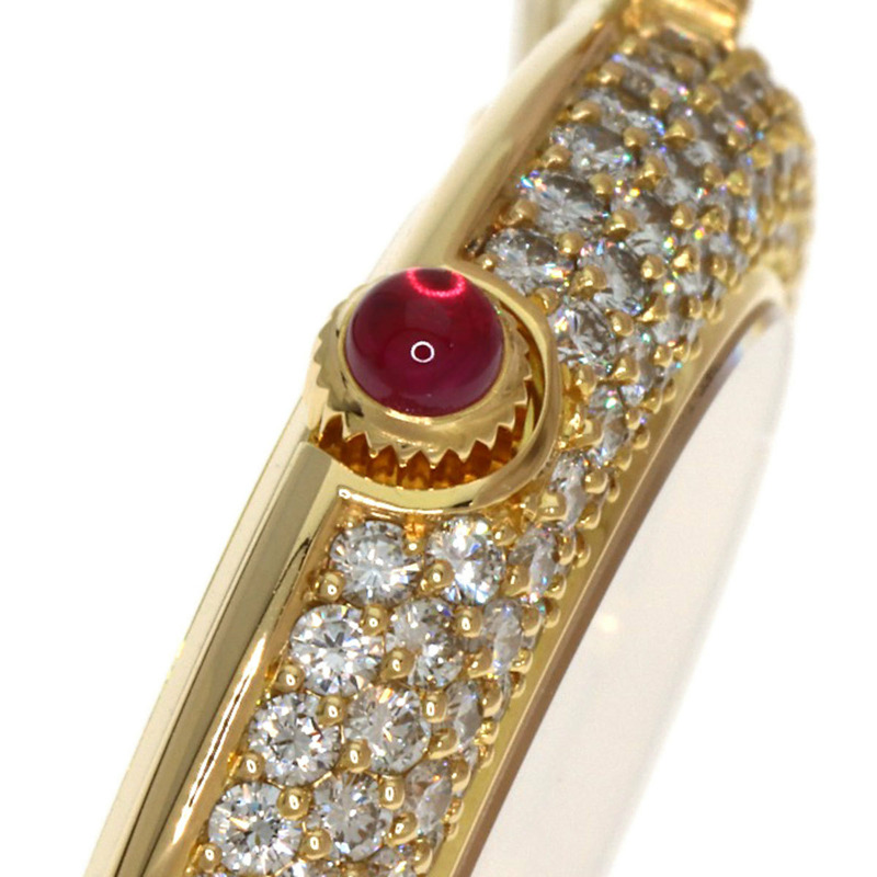 百達翡麗 4823 001 Calatrava 女士腕錶，18K黃金鑲鑽錶圈-10