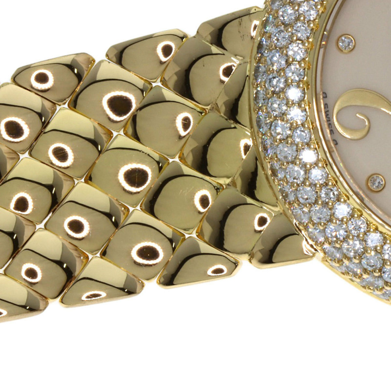 百達翡麗 4823 001 Calatrava 女士腕錶，18K黃金鑲鑽錶圈-12