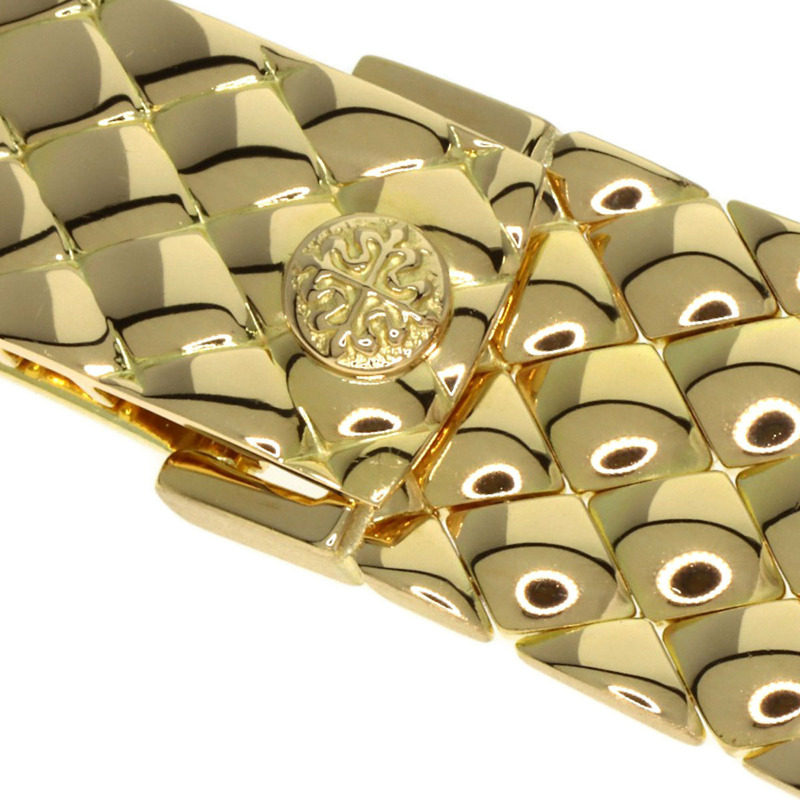 百達翡麗 4823 001 Calatrava 女士腕錶，18K黃金鑲鑽錶圈-14