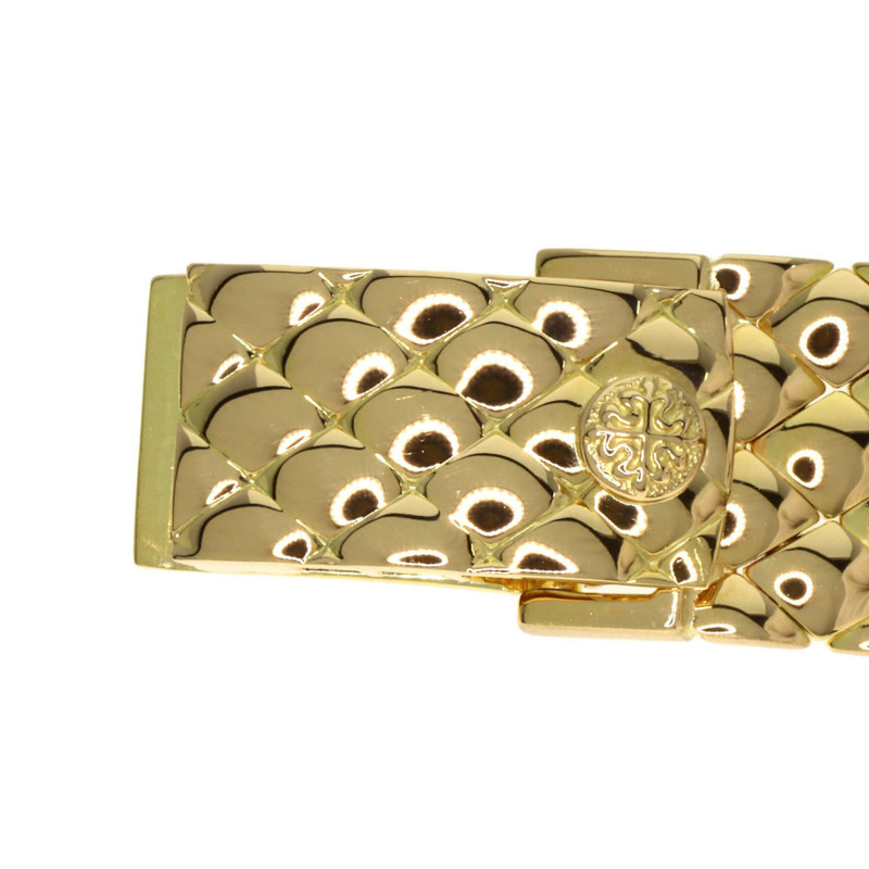 百達翡麗 4823 001 Calatrava 女士腕錶，18K黃金鑲鑽錶圈-15