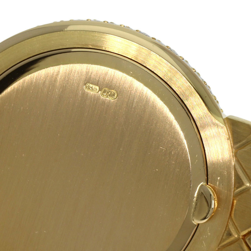 百達翡麗 4823 001 Calatrava 女士腕錶，18K黃金鑲鑽錶圈-18