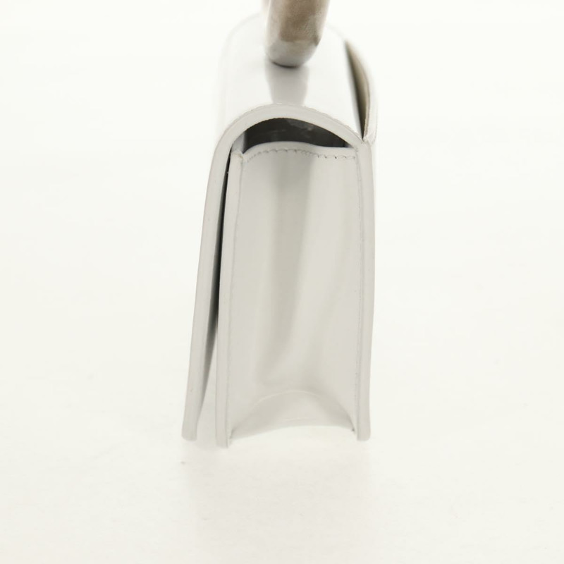 【日本直送】Salvatore Ferragamo 白色銀色皮革手拿包（正品）150881AV-3