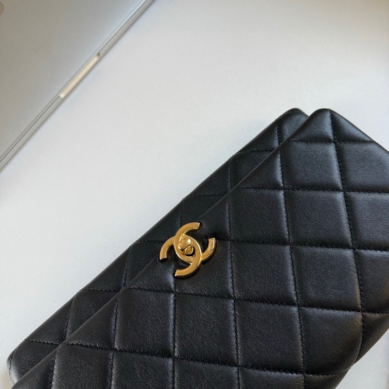 Chanel 24c粉飾黑金鏈條cf 手提包 極致高級感✨-12