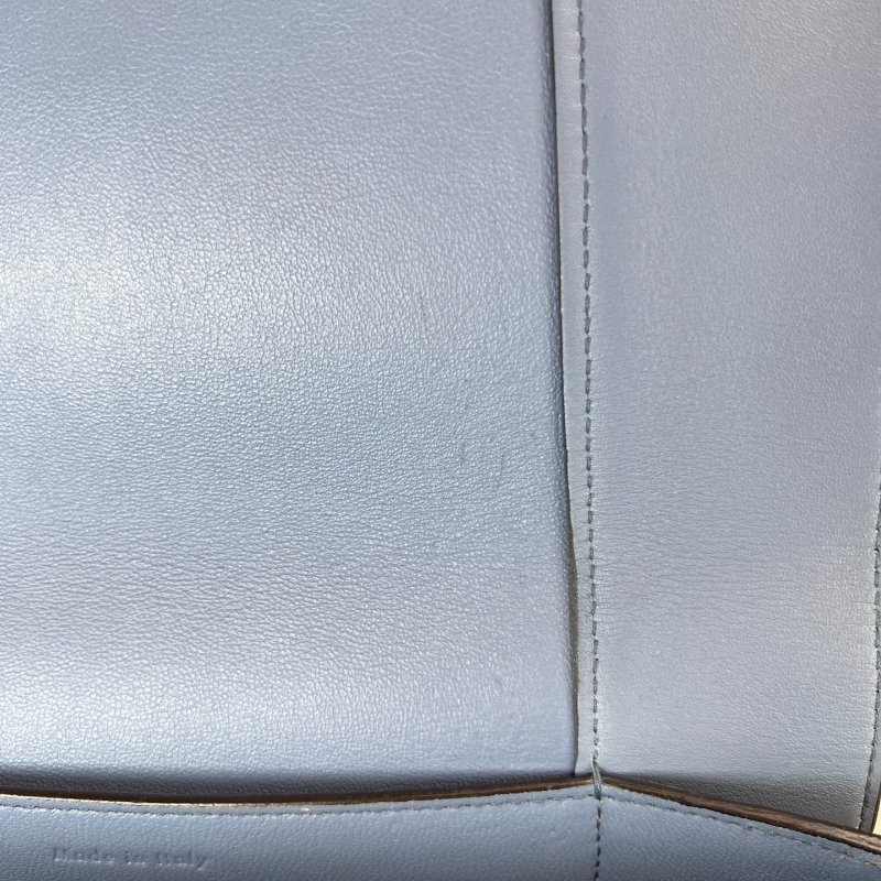 CELINE  霧霾藍拚奶茶FRAME肩背包-13