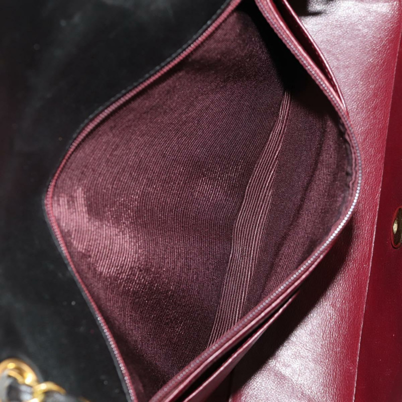 【日本直送】香奈兒 (CHANEL) 絎縫鏈條 Diana 單肩包，羊皮材質，黑色，金色雙 C 標誌，正品編號 147913V-24