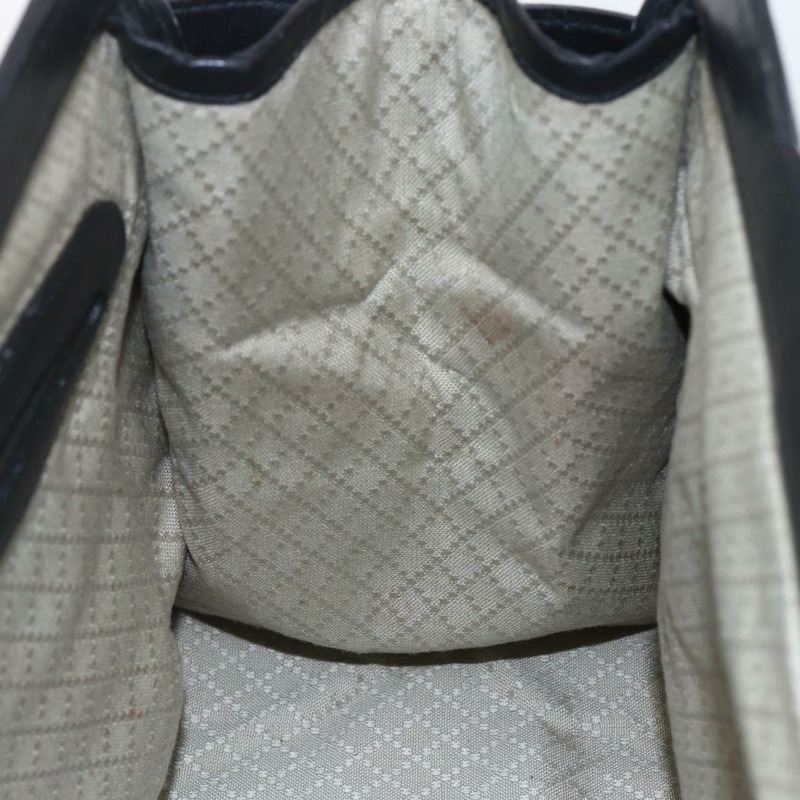 【日本直送】GUCCI Micro GG Supreme Web Sherry Line 手提包 黑色 金色 正品 152363V-18