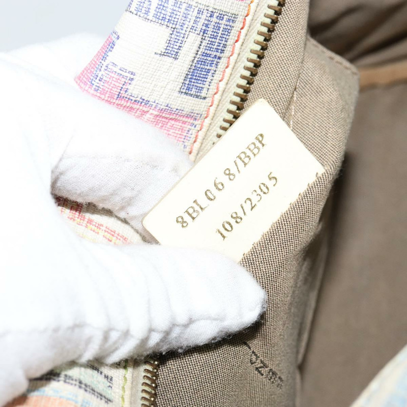 【日本直送】FENDI Zucca帆布手提包 PVC 多色金色 正品 152378V-10