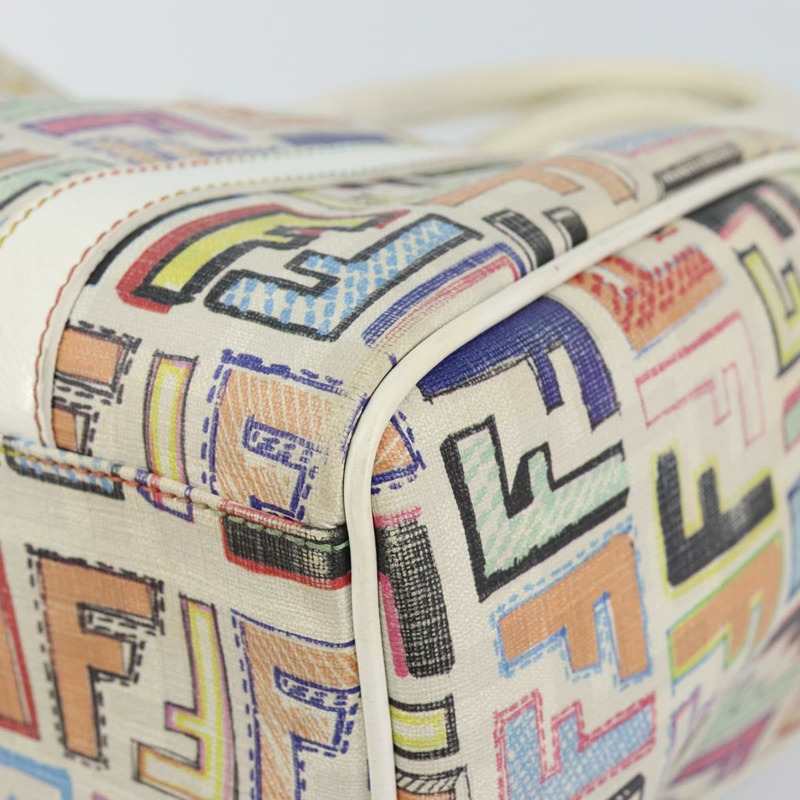 【日本直送】FENDI Zucca帆布手提包 PVC 多色金色 正品 152378V-14