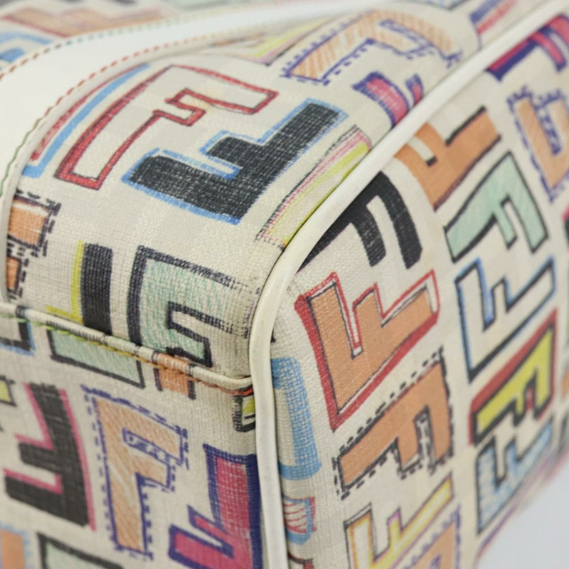 【日本直送】FENDI Zucca帆布手提包 PVC 多色金色 正品 152378V-16