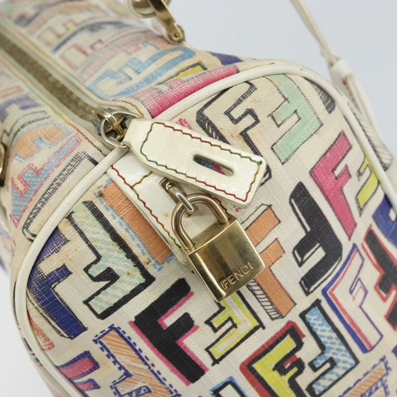 【日本直送】FENDI Zucca帆布手提包 PVC 多色金色 正品 152378V-18