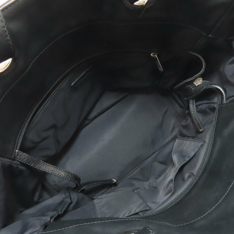 香奈兒女士 Pavillionaire MM 銀色五金小牛皮手提包-4