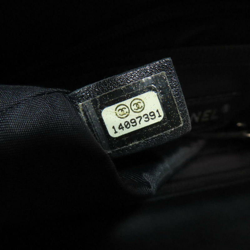 香奈兒女士 Pavillionaire MM 銀色五金小牛皮手提包-6