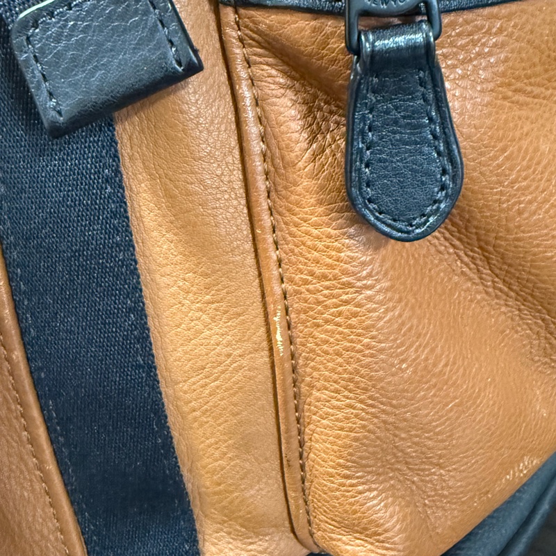 二手 COACH 牛皮後背包 公事包 辦公包 精品包 雙肩包 男用包-21