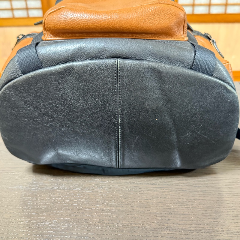 二手 COACH 牛皮後背包 公事包 辦公包 精品包 雙肩包 男用包-22