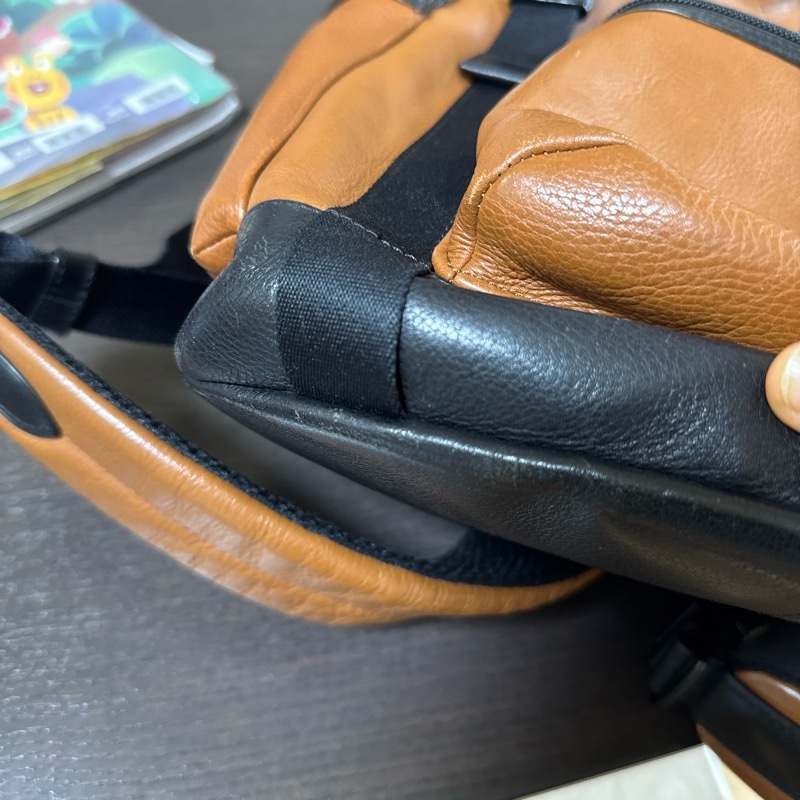 二手 COACH 牛皮後背包 公事包 辦公包 精品包 雙肩包 男用包-25