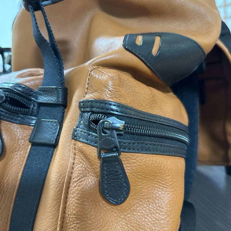 二手 COACH 牛皮後背包 公事包 辦公包 精品包 雙肩包 男用包-36