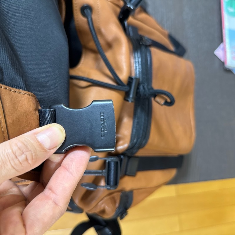 二手 COACH 牛皮後背包 公事包 辦公包 精品包 雙肩包 男用包-39