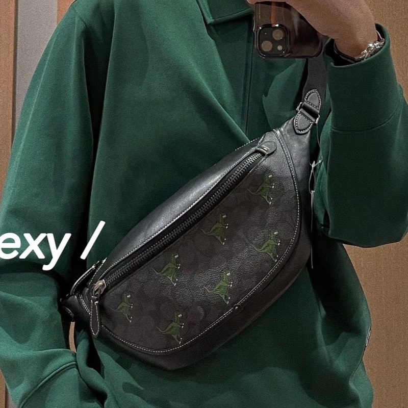 莉亞精品♡Coach 恐龍胸包 二手-2