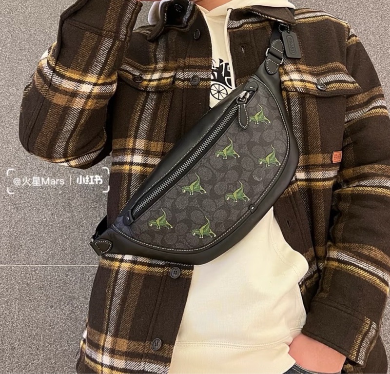 莉亞精品♡Coach 恐龍胸包 二手-3