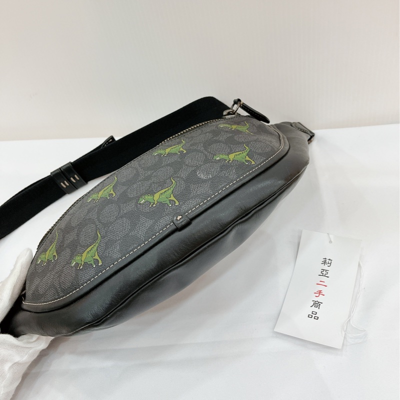 莉亞精品♡Coach 恐龍胸包 二手-9
