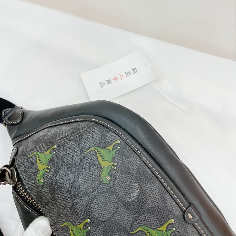 莉亞精品♡Coach 恐龍胸包 二手-11